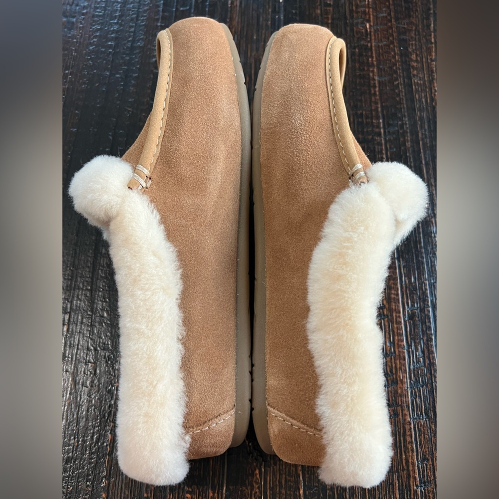 UGG Ansley Mule Chestnut Suede Slippers Women’s Size 6 - Picture 10 of 11